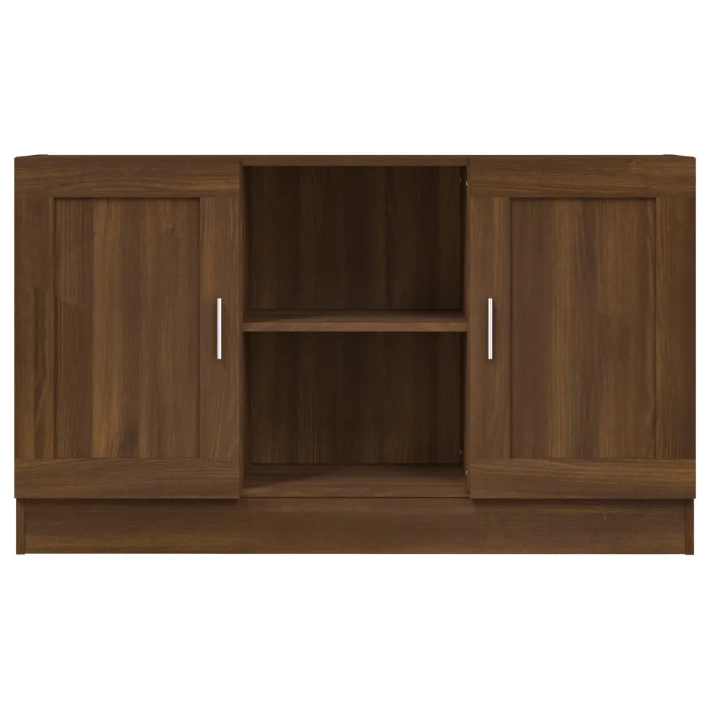 Credenza Rovere Marrone 120x30,5x70 cm in Legno Multistrato 815626