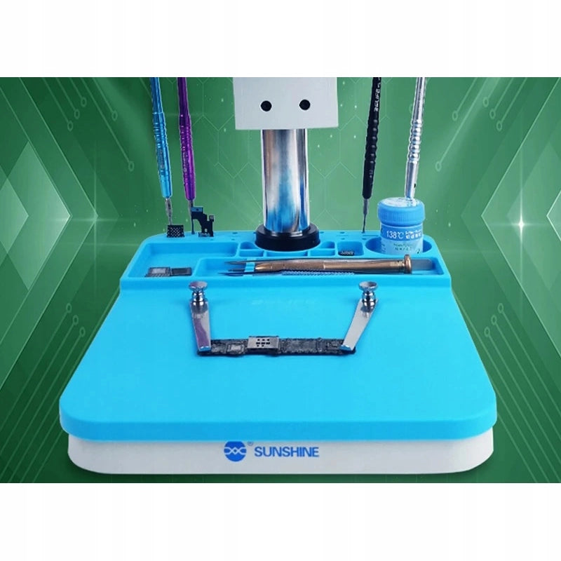 Tappetino Servizio per Microscopio Rosfix Mercury – Silicone Antiscivolo 500°C | 205×260×18 mm