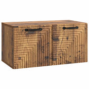 Mobile Porta TV da Muro Legno antico 59,5 x 31 x 30 cm