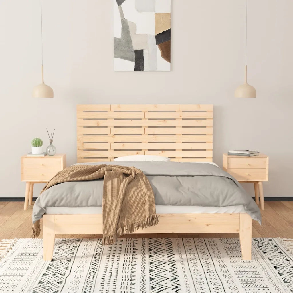 Testiera da Parete 156x3x63 cm in Legno Massello di Pino 824738