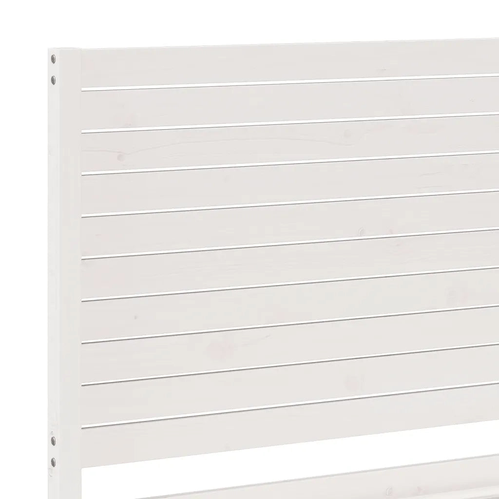 Giroletto Extra Lungo senza Materasso Bianco 180x220cm Massello