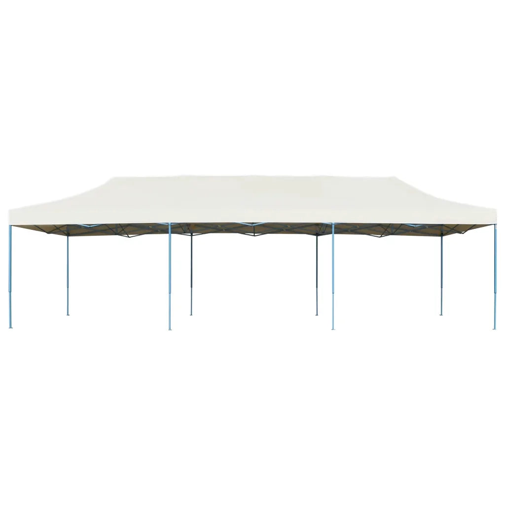 Gazebo Pieghevole Pop-Up 3x9 m Crema