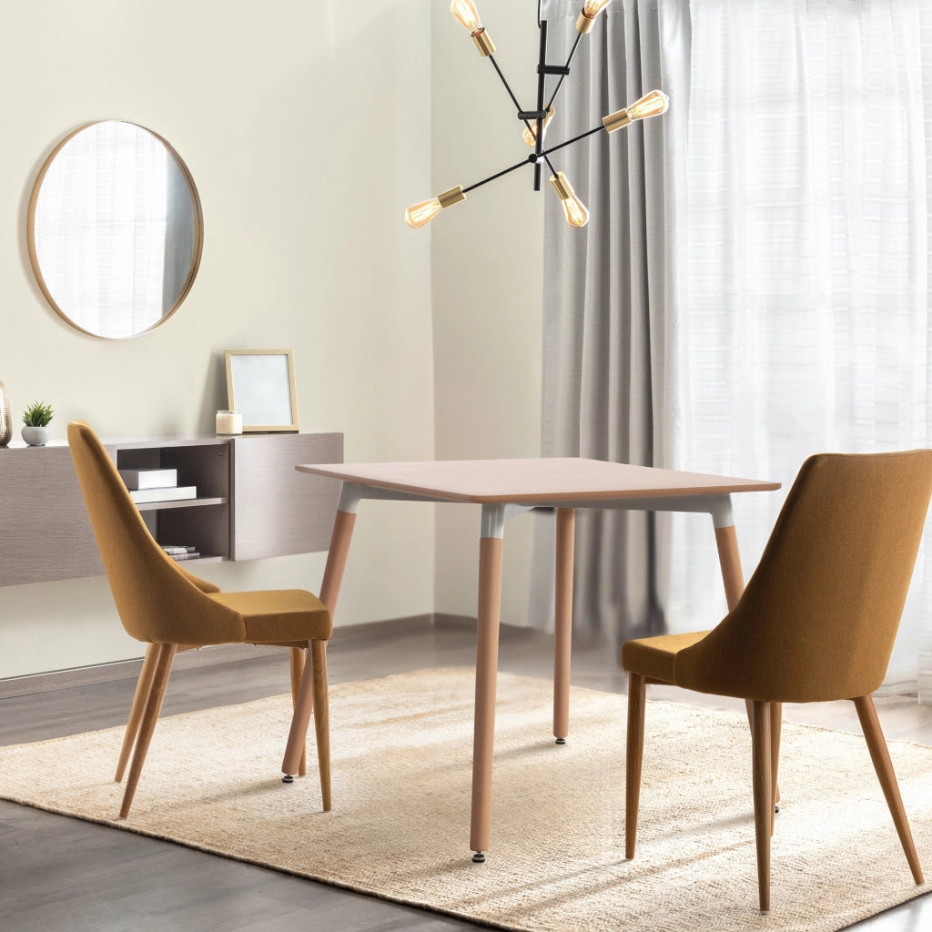 Tavolo Quadrato da Cucina Viborg natura,80 cm