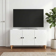 Mobile TV 99 x 34,5 x 50 cm Bianco Lucido Legno ingegnerizzato 894259