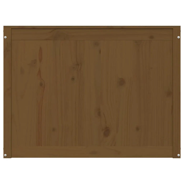 Contenitore per Bucato Ambra 88,5x44x66 cm Legno Massello Pino 823572