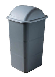 Pattumiera Differenziata Basculi' in Plastica Grigio Scuro 24 Litri Belli e Forti