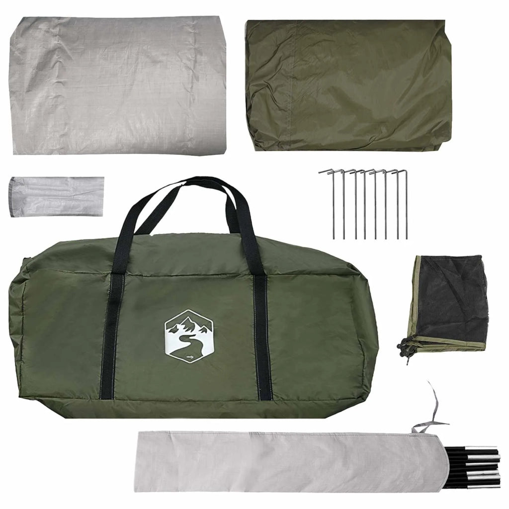 Tenda Capanna con tetto Verde Oliva 244 x 213 x 183 cm 42029025
