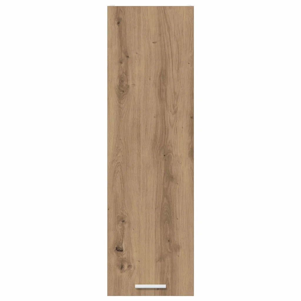 Armadio pensile con porta Rovere artigianale 30 x 31 x 100 cm