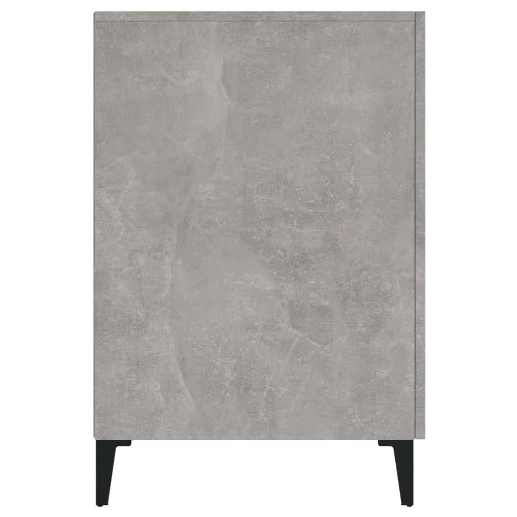 Scrivania tavolo postazione di lavoro mobile per computer studio 140 x 50 x 75 cm legno ingegnerizzato grigio 02_0023834