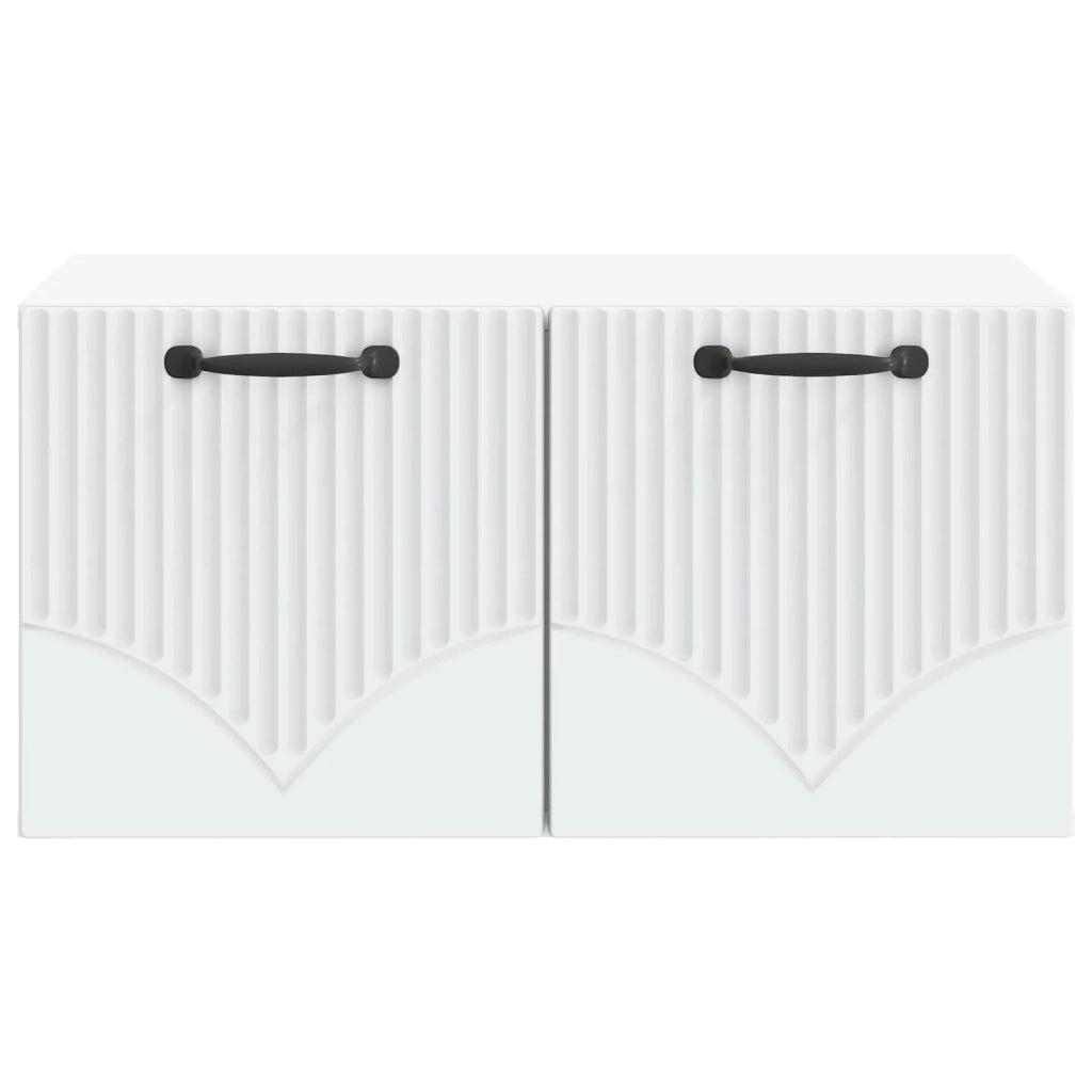 Mobile Porta TV da Muro Bianco 59,5 x 41 x 30 cm 899015