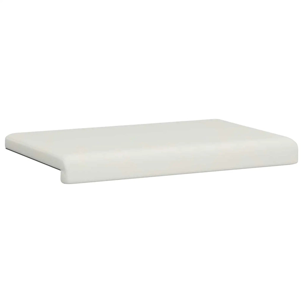 Cuscino per panchina Similpelle Bianco Profondità 35 cm 42043195