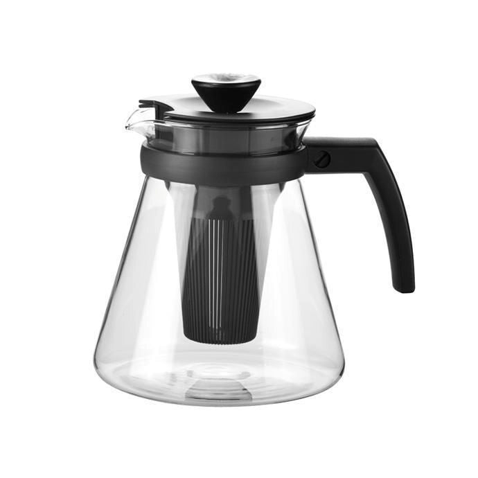 Tescoma Teo Teiera singola 1250 ml Nero, Trasparente