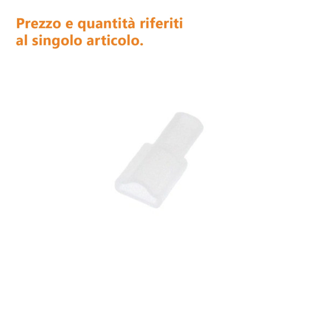 Alcapower Cappuccio di protezione in silicone per cavo strisce LED 230V, 12x32mm, accessorio professionale per isolamento e tenuta stagna, 1 pezzo