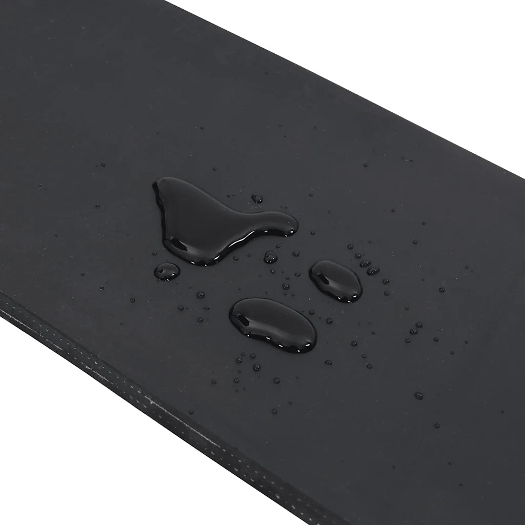 vidaXL Bordo in Gomma per Spazzaneve Nero 80x15x1 cm