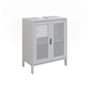 Vicco Mobile sottolavabo per bagno Bianco 48 x 60 cm con 2 porte