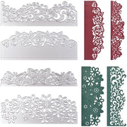 Matrias 4 pezzi - Snijmatrias - Stansen per cartine - Scrapbooking - Cornici a rilievo - Acciaio di carbonio - Snijmal 

Nota: Ho rimosso il nome del marchio "Dailygoods" e mantenuto il resto del titolo.