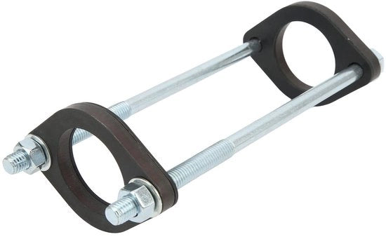 Set di Morsa a Compressione - Capacità di Compressione 145/210 mm - Morsa a Compressione per Auto - Costruzione in Acciaio - Resistente allo Sfregamento - Massimo diametro esterno 75 mm - Morsa a Compressione per Veicoli