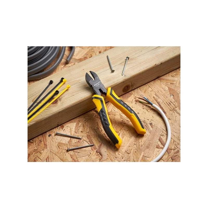 Set di 3 pinze universali da 18 cm, taglierina diagonale da 15 cm e cerniera da 25 cm Stanley