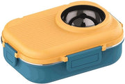Borsa per Picnic Isolata 1100ml - Doppia Parete - Imprigionata - Portatile Contenitore Cibario - Acciaio Inossidabile - Ideale per Scuola e Ufficio - Scatola per Pasti
