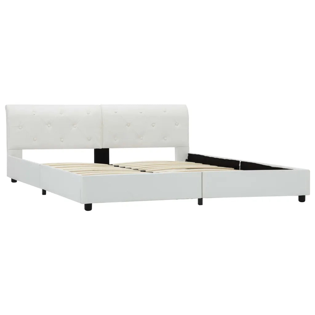 Giroletto Bianco in Similpelle 160x200 cm cod mxl 59054