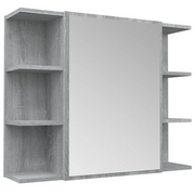 Mobile da Bagno | Armadio da bagno Grigio Sonoma 80x20,5x64cm in Legno Multistrato