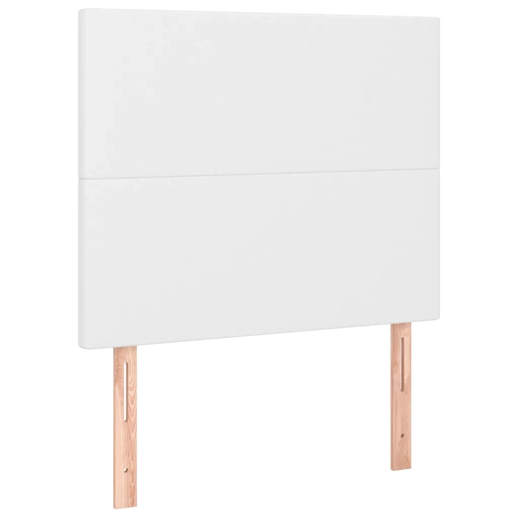 Giroletto a Molle con Materasso Bianco 100x200 cm in Similpelle 3128896
