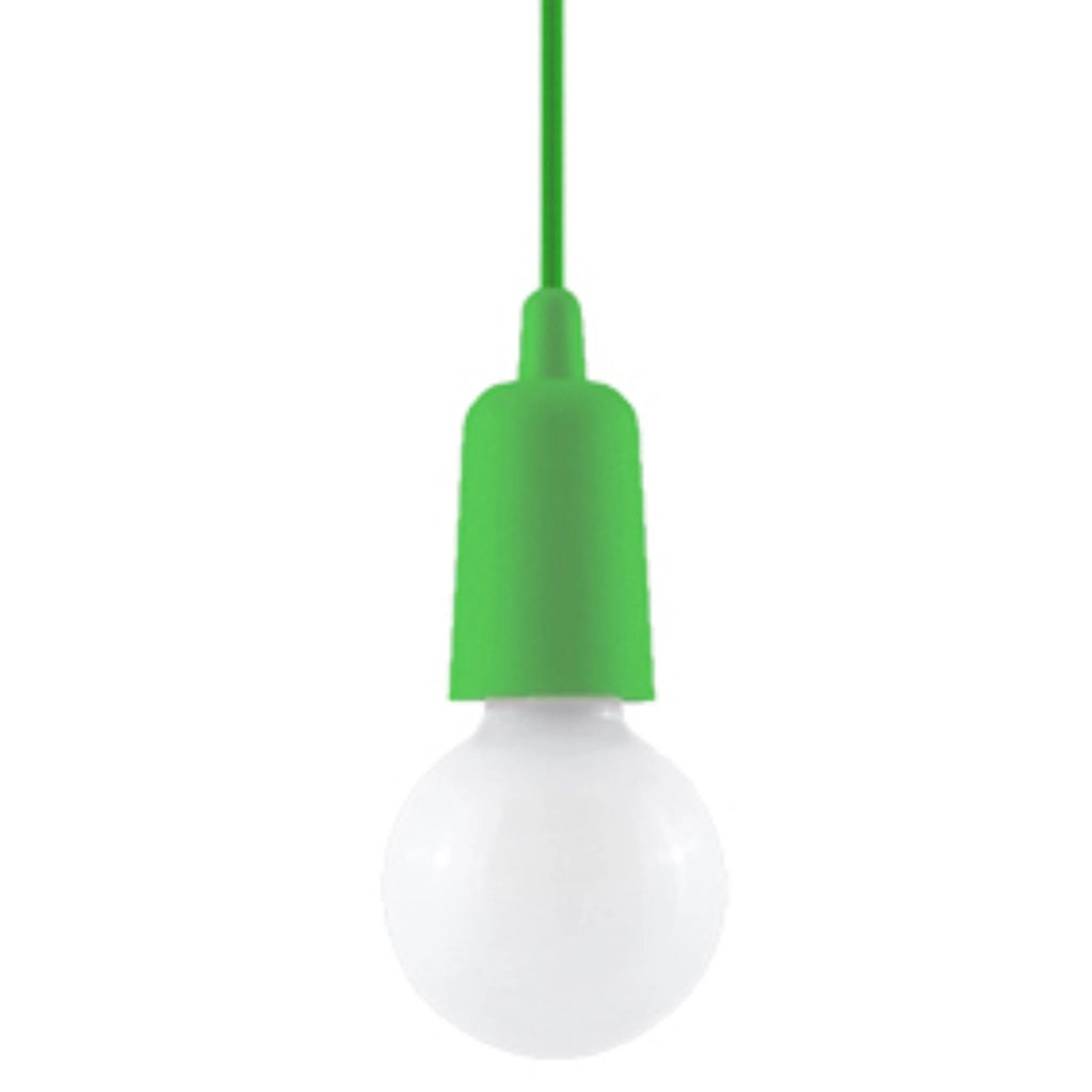 Lampada a sospensione Pure Lume Matero 1 verde E27 1 luce