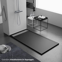 Piatto Doccia 90x190 cm in Pietra Bonussi Trivor Nero