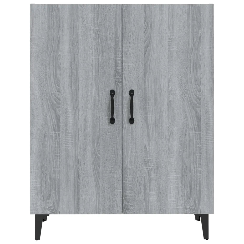 Credenza Grigio Sonoma 70x34x90 cm in Legno Multistrato cod mxl 15955