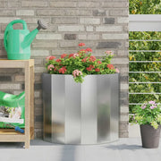 Fioriera Argento 60 x 30 x 50 cm Acciaio zincato 883722