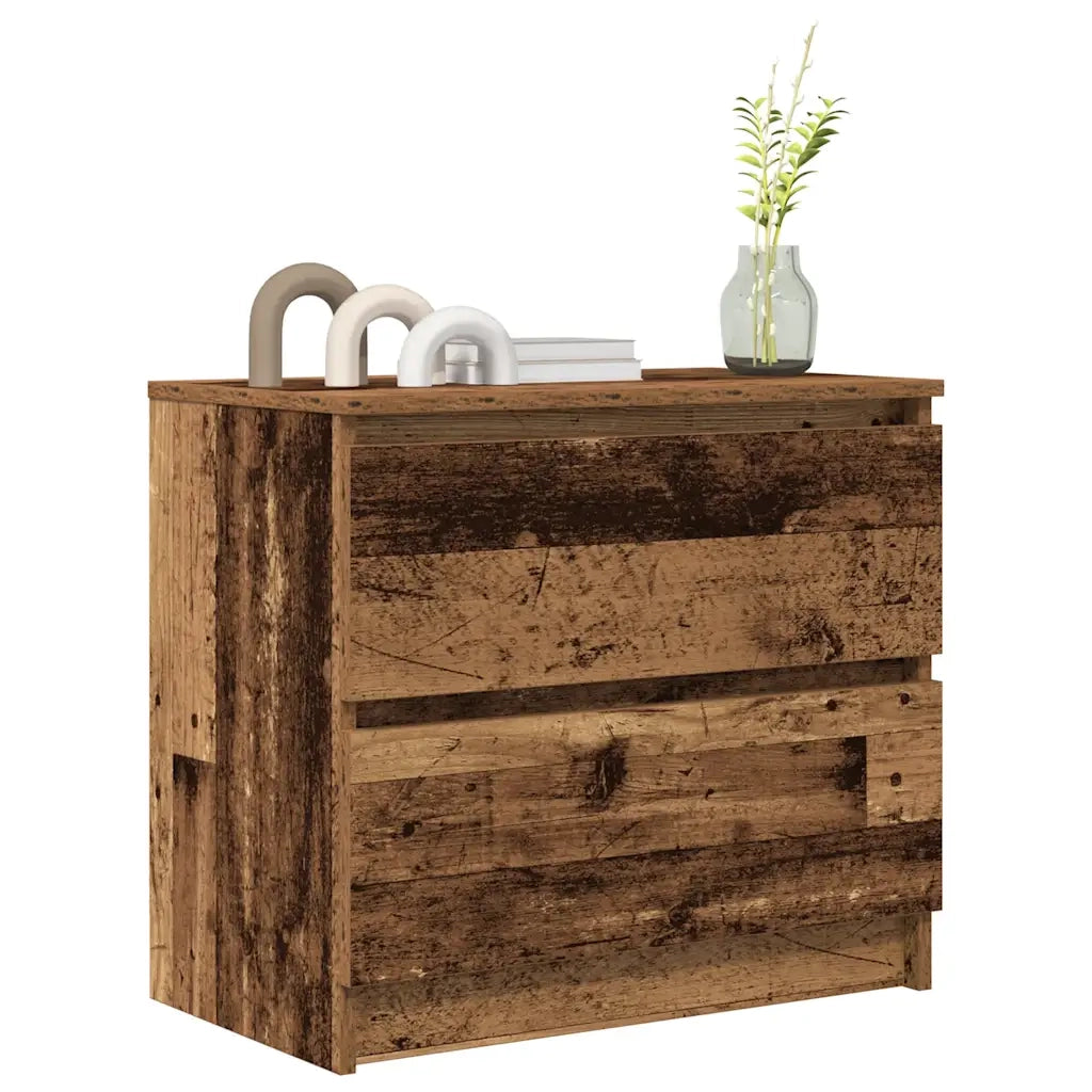 Mobile Porta TV Legno Antico 60x35x54 cm in Legno Multistrato 861785