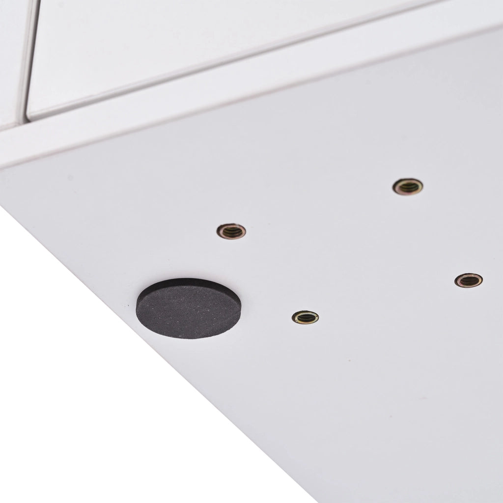 Toeletta con specchio LED e 1 cassetto - per camera da letto - 100x40x78 cm - bianco