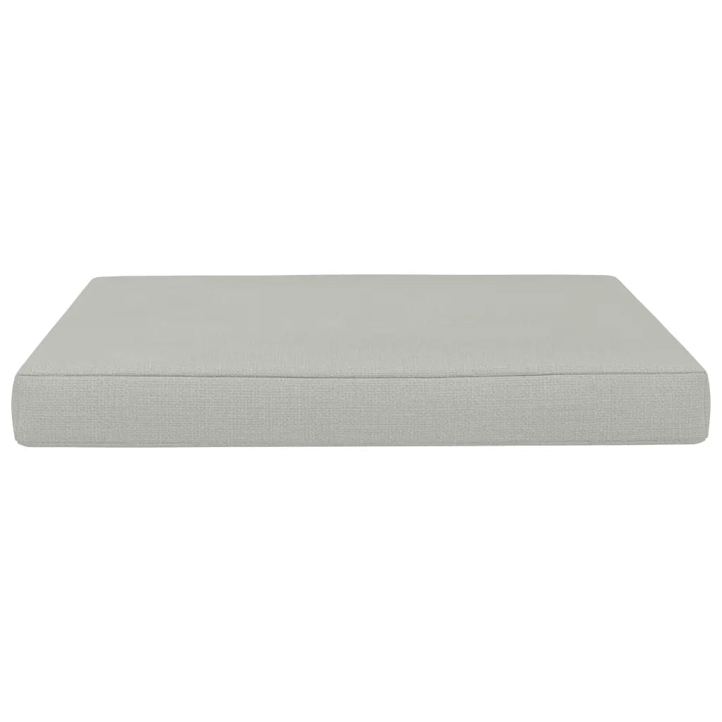 Cuscino per Pavimento e Pallet 60x61,5x6 cm Beige in Tessuto 47455