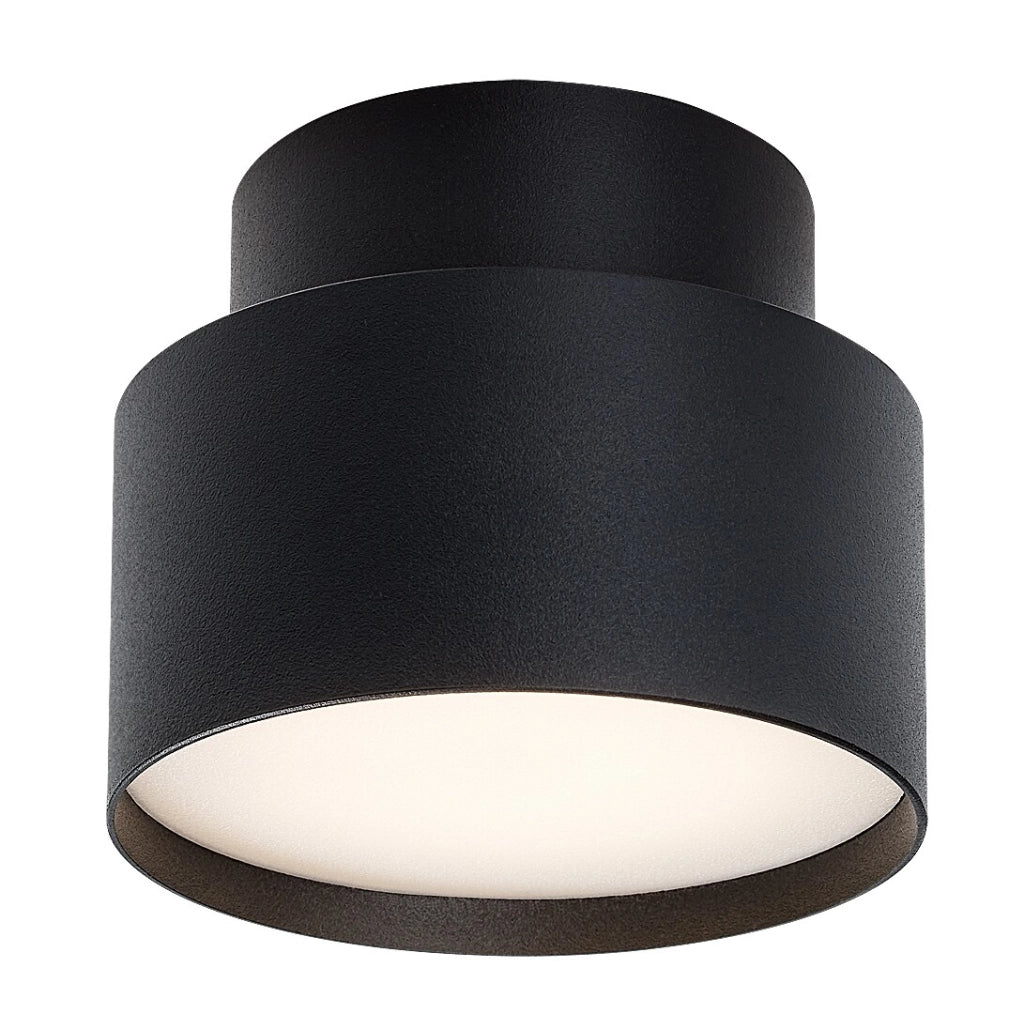Plafoniera Rabalux Ovidia nera tonda Ø11 LED 16W 3000K