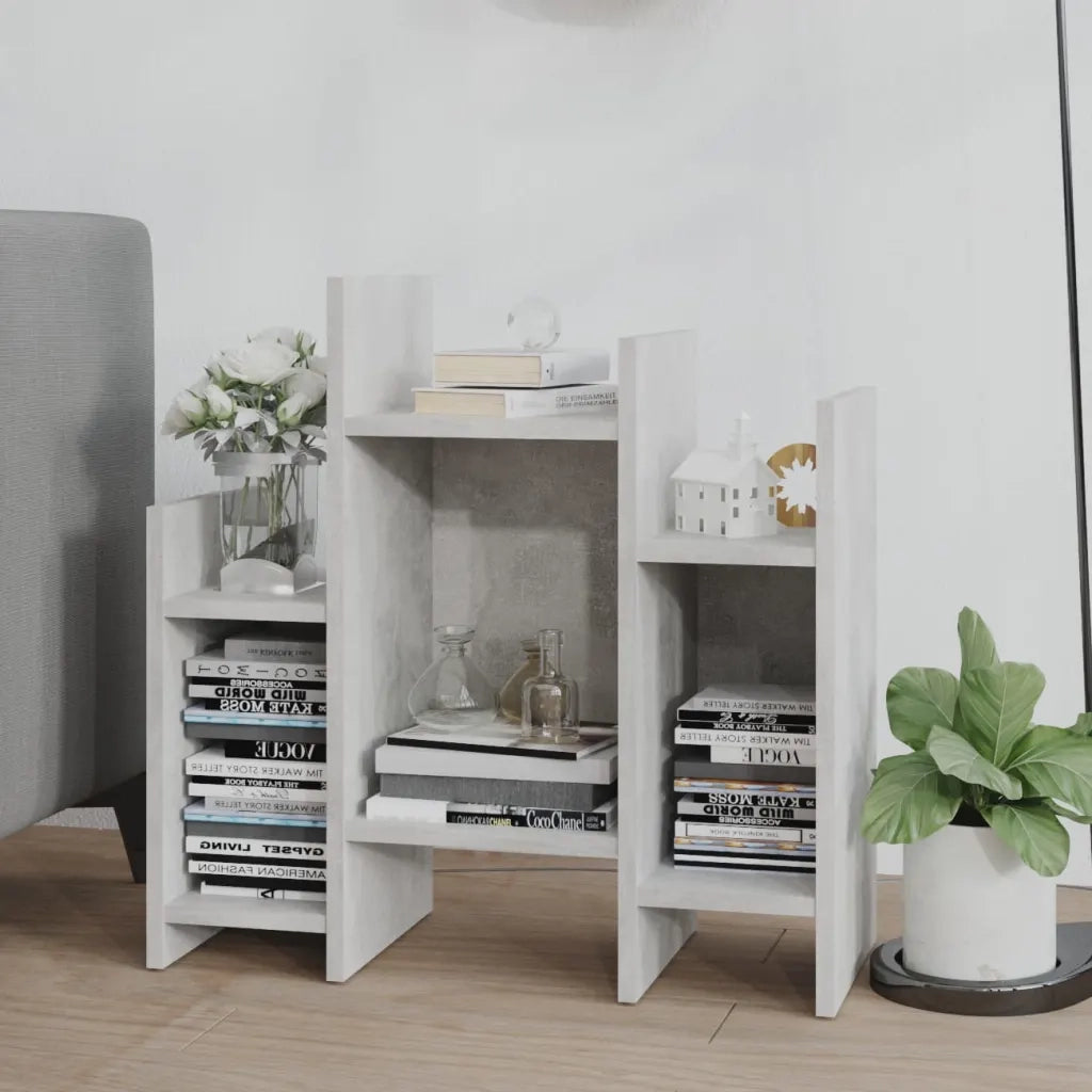 Credenza-Buffet-Armadio da cucina Grigio Cemento 60x26x60 cm in Legno Multistrato