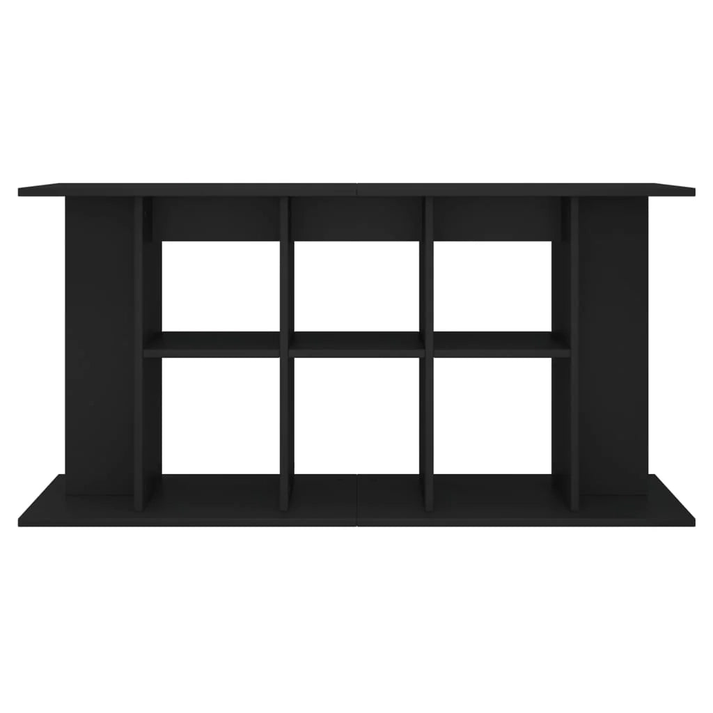 Base per mobiletto per acquario 120 x 40 x 60 cm legno ingegnerizzato nero 02_0045050