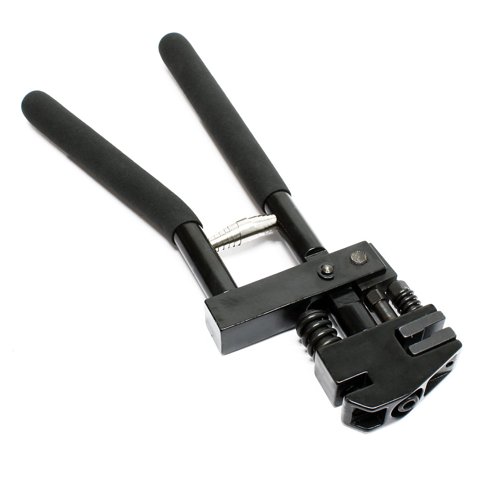 Pinza combinata profilatrice e punzonatrice per lamiera carrozzeria