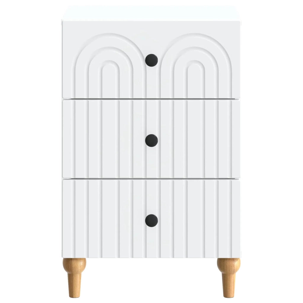 Armadio da Notte Bianco 43x 41 x 66,5 cm Legno ingegnerizzato 894095