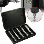 Trade Shop - Set 5 Estrattori Estrattore Viti Danneggiate Spanate Prigionieri Per Trapano -