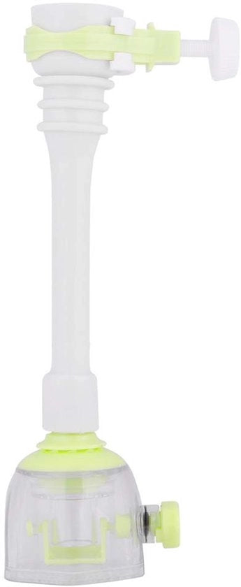 Accessorio per rubinetto 18cm - Beugel flessibile e rotante - Impermeabile all'acqua di scarico - Economia d'acqua - Materiale ABS di alta qualità - Facile da pulire