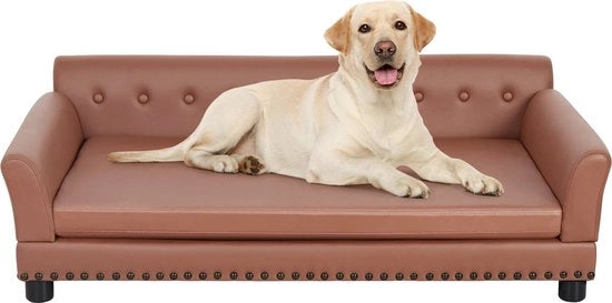 Letto per animali acqua resistente - tipo divano - 102 x 72 cm - con cuscino rimovibile