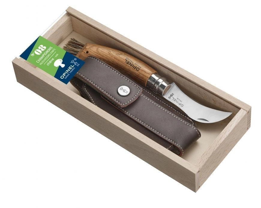 Opinel Pencil case N°08 Mushroom + sheath Camper/scout Legno