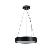 Lampada a sospensione Kanlux Jasmin nera 2xE27 Ø37,5