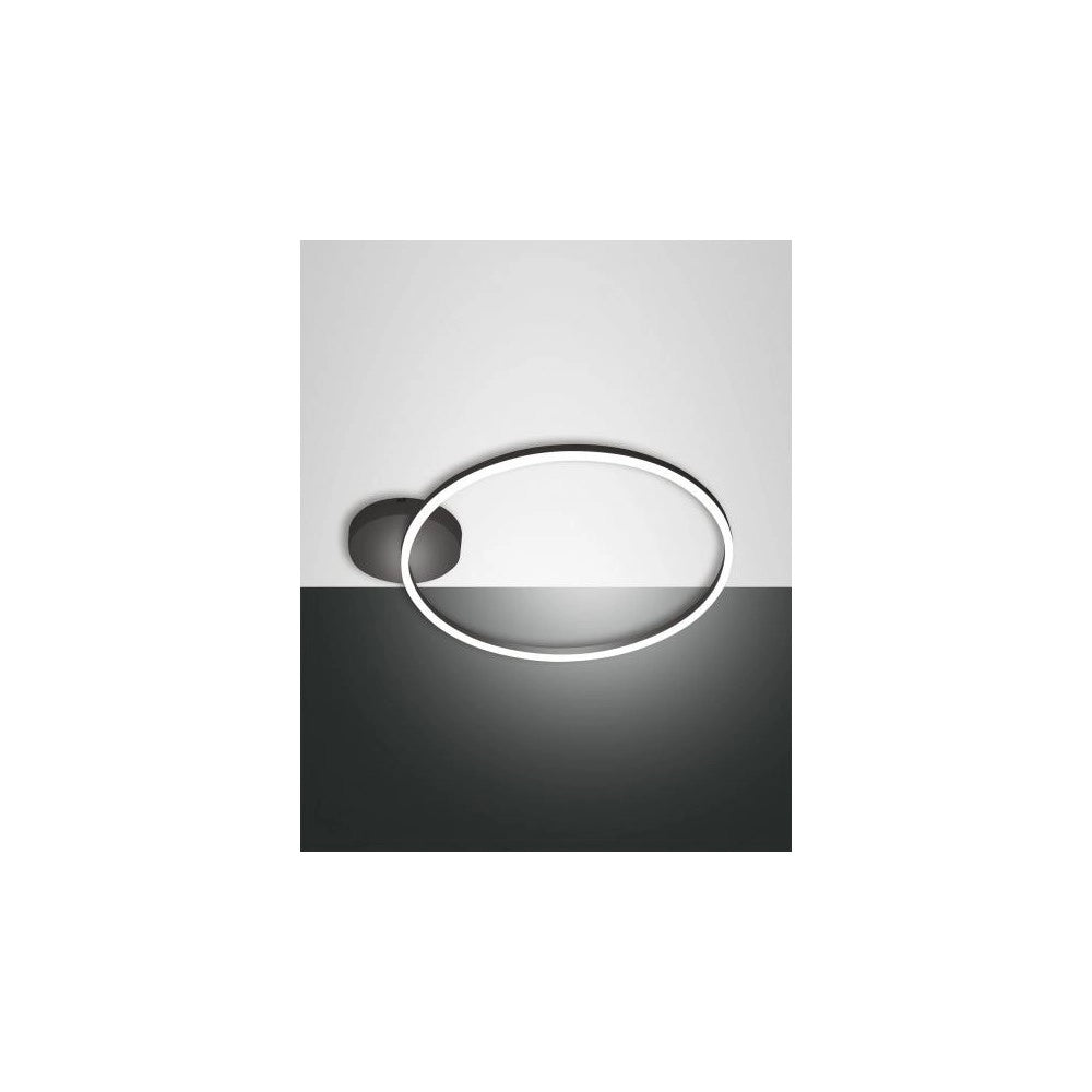 Plafoniera GIOTTO a led moderna 36W nero 3508-61-101 Fabas Luce
