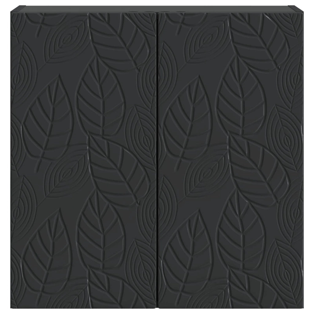 Mobiletto a muro Nero 59 x 31 x 60 cm Legno ingegnerizzato 898746