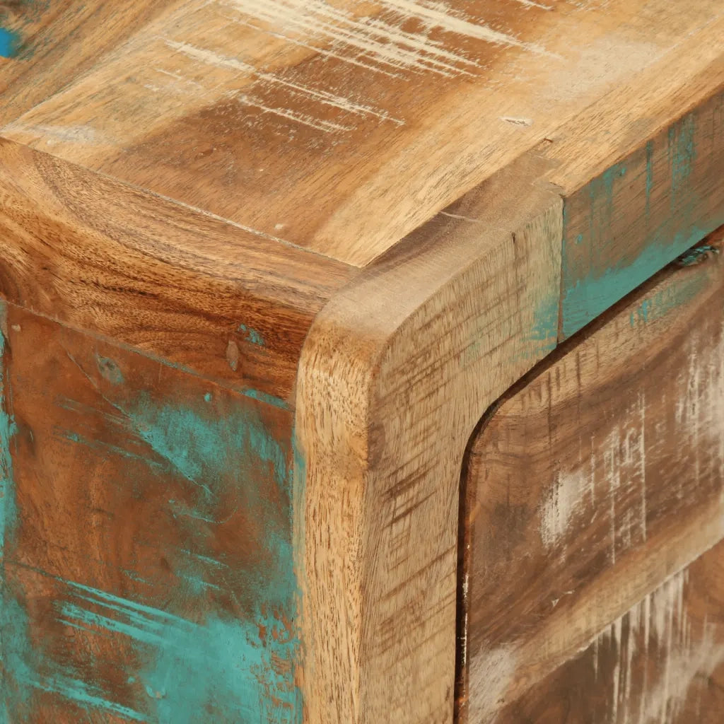 Tavolino da Salotto 89x55x29 cm in Legno Massello di Recupero 4009376