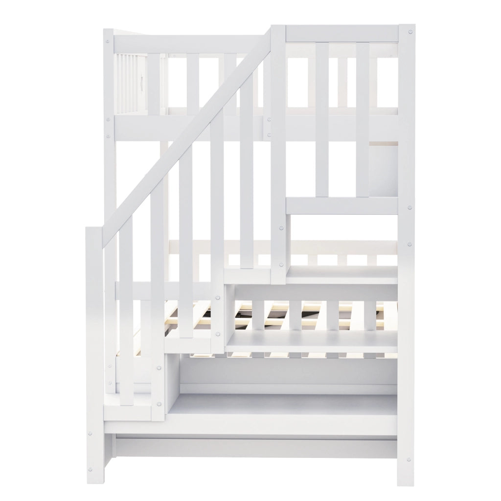Letto a castello funzione contenitore legno 90x200 cm
