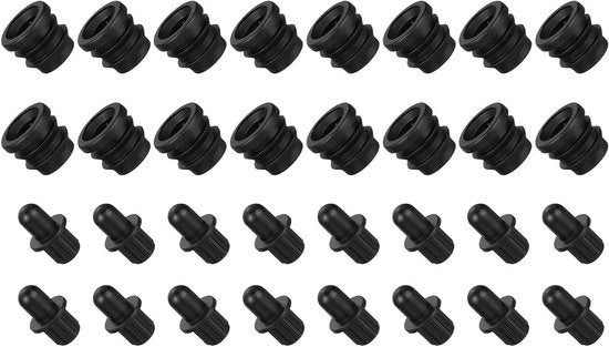 Set di 16 giunti a sfere in plastica per guida grilletto altoparlante - 8 mm di diametro - accessori altoparlanti