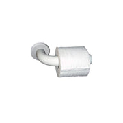 Portarotolo singolo in alluminio bianco