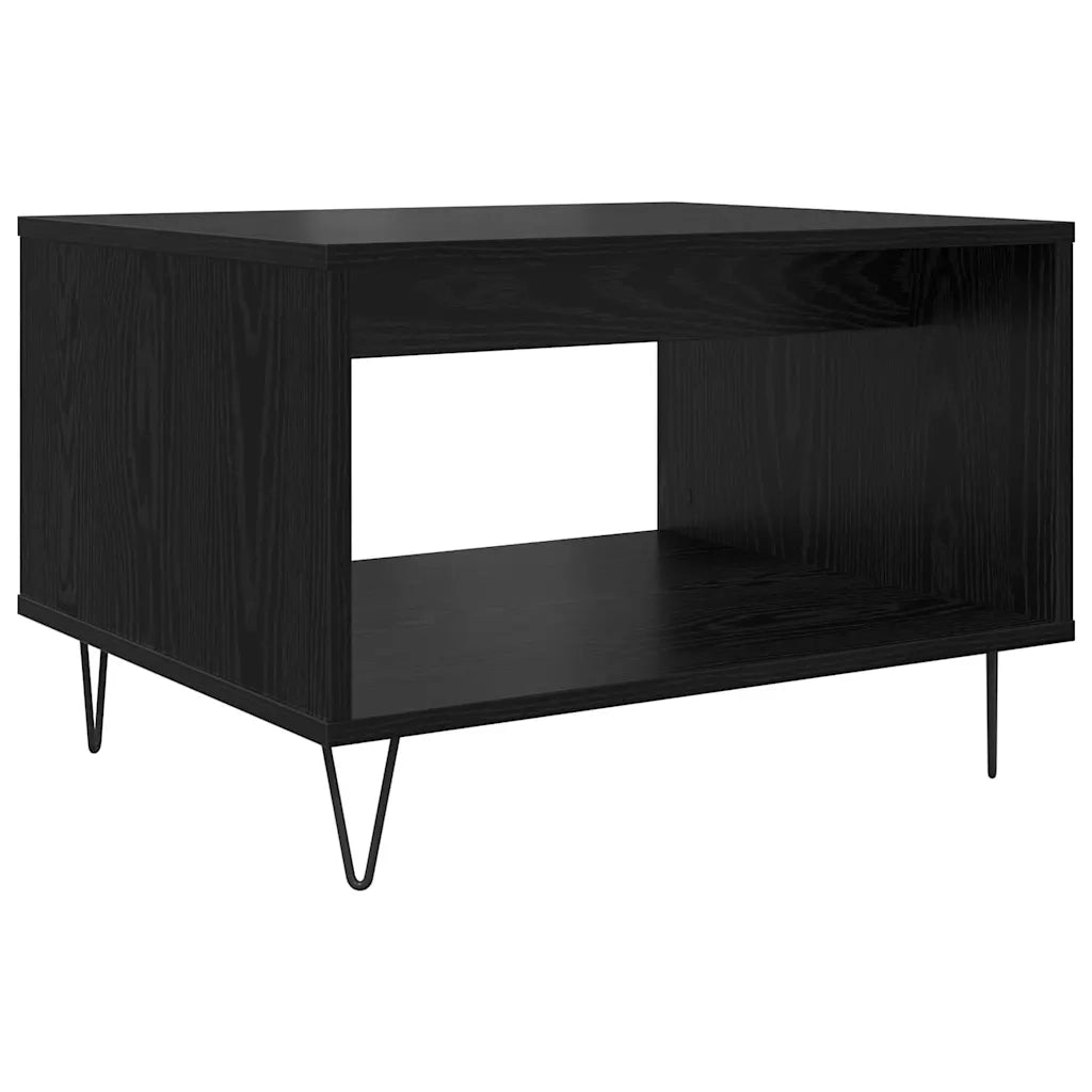 Tavolino da salotto Rovere nero 60 x 50 x 40 cm 879611